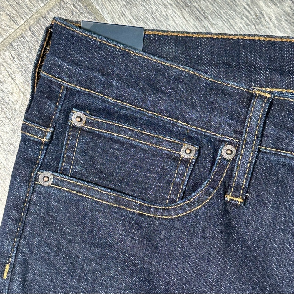 NWT J. CREW 10” High Rise Skinny Dark Wash Signature Stretch 32 Petite - Picture 3 of 12